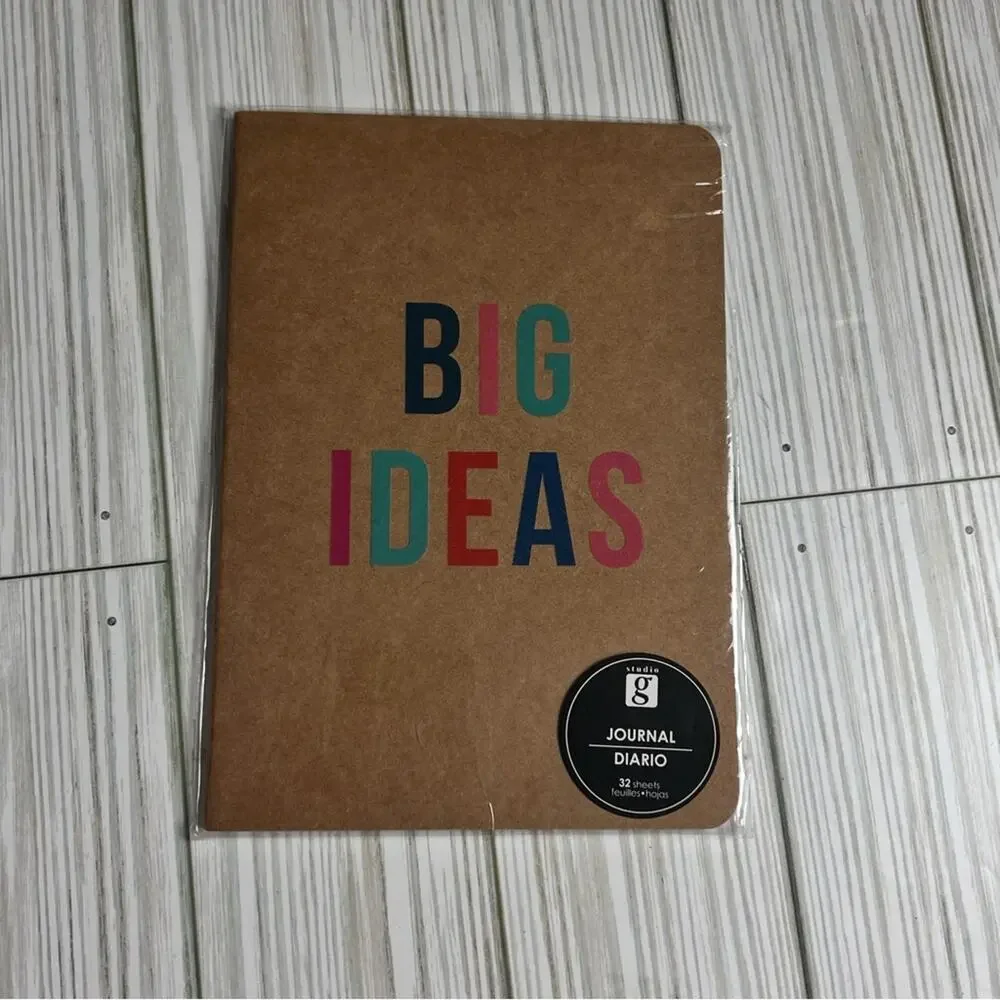 Hampton Art Graphic Motivational Message Writing Notebook New in Package